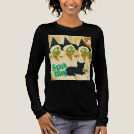 Camiseta Triblenda Día de Spa de Bruja Humor Divertido 