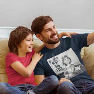 Camiseta Triblenda Día del Padre de la foto del mejor Personalizado d