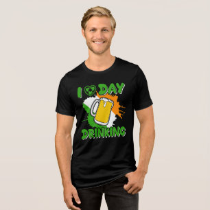 Camiseta Triblenda Día divertido de San Patricio para hombres