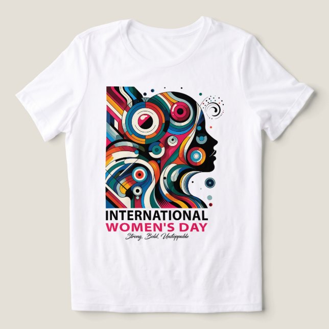 Camiseta Triblenda Día Internacional de la Mujer (Diseño delantero )