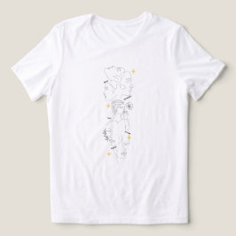 Camiseta Triblenda Día Internacional de la Mujer Arte de Línea Minima