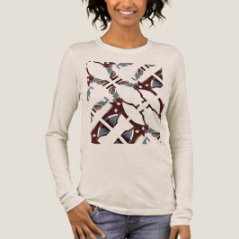 Camiseta Triblenda Diagonal azul marrón sacude el Mediterráneo Resume