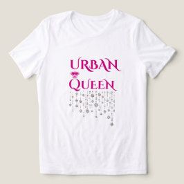 CAMISETA TRIBLENDA DIAMANTE IMPRESO MAGENTA RARO DE MUJER TRI-BLEND