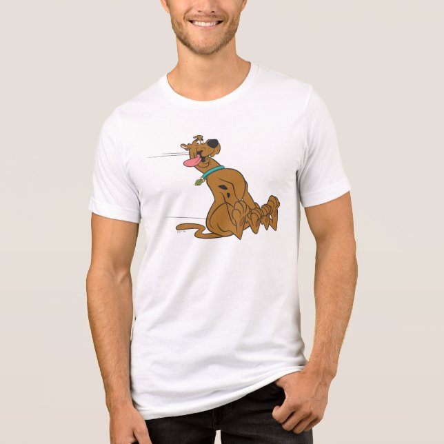 Camiseta Triblenda Diapositiva Scooby-Doo con lengua fuera (Anverso)