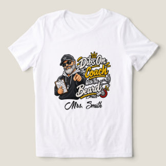 Camiseta Triblenda Dibs Divertidos De Deportes En El Entrenador Con L