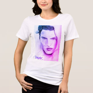 Camiseta Triblenda Dibujo de Acqua Di Gio 90 por Venus Leone Vestido