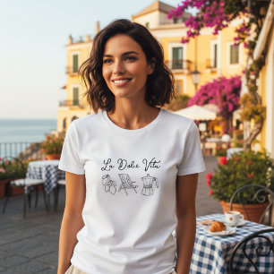 Camiseta Triblenda Dibujos de Verano Italiano Dolce Vita