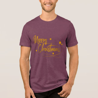 Camiseta Triblenda Dichos de tipografía de Navidad