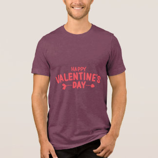 Camiseta Triblenda Dichos de tipografía del día de San Valentín