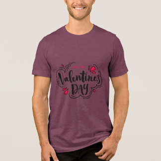 Camiseta Triblenda Dichos de tipografía para San Valentín