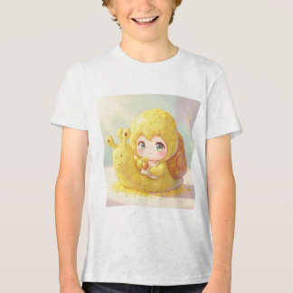 Camiseta Triblenda Die Schnecke und der Zauber der Blütenkronen.1