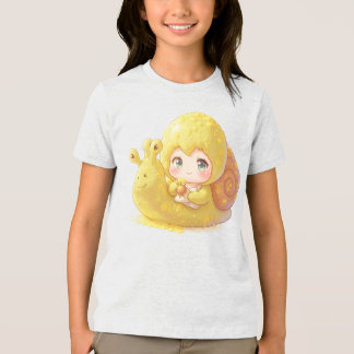 Camiseta Triblenda Die Schnecke und der Zauber der Blütenkronen.1
