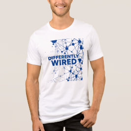 Camiseta Triblenda Differently Wired – Autism Awareness Month Blue 