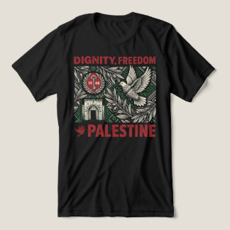 Camiseta Triblenda Dignity, Freedom, Palestine