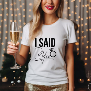 Camiseta Triblenda "Dije que Sí" - Desayuno de Novia