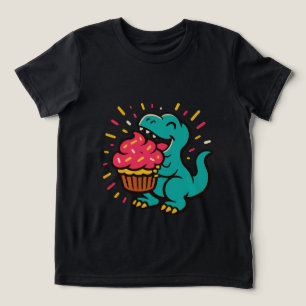 Camiseta Triblenda Dino Ama Cupcakes 