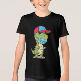 Camiseta Triblenda Dino de Guay con niños de tapón y máscara
