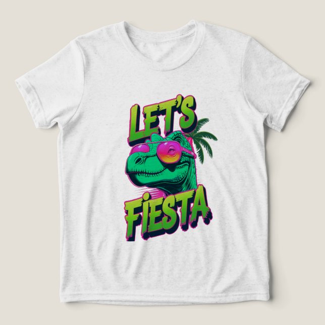 Camiseta Triblenda 🦖 Dino Fiesta Vibes Tee (Diseño delantero )