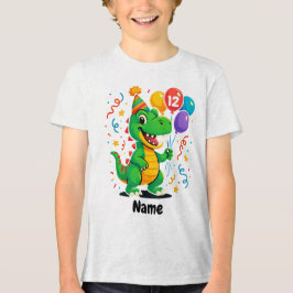 Camiseta Triblenda Dino Kids de cumpleaños personalizados