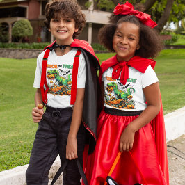 CAMISETA TRIBLENDA DINOSAUR PUNES, TRUCO O TRATAMIENTOS DINO