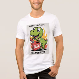 Camiseta Triblenda Dinosaurio de consumo de diesel