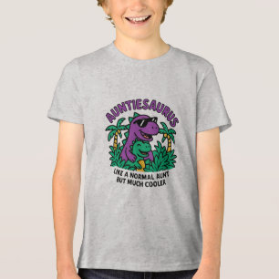 Camiseta Triblenda Dinosaurio de la tía Guay con bebé Dino en la selv