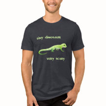 Dinosaurio pequeño, muy asustado