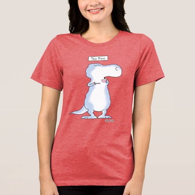 Camiseta Triblenda dinosaurio TEA REX de Boynton (Anverso)