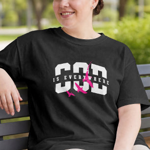 Camiseta Triblenda Dios Está En Todas Partes Ropa Callejera Cristiana