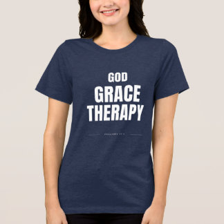 CAMISETA TRIBLENDA DIOS, GRACIA Y TERAPIA