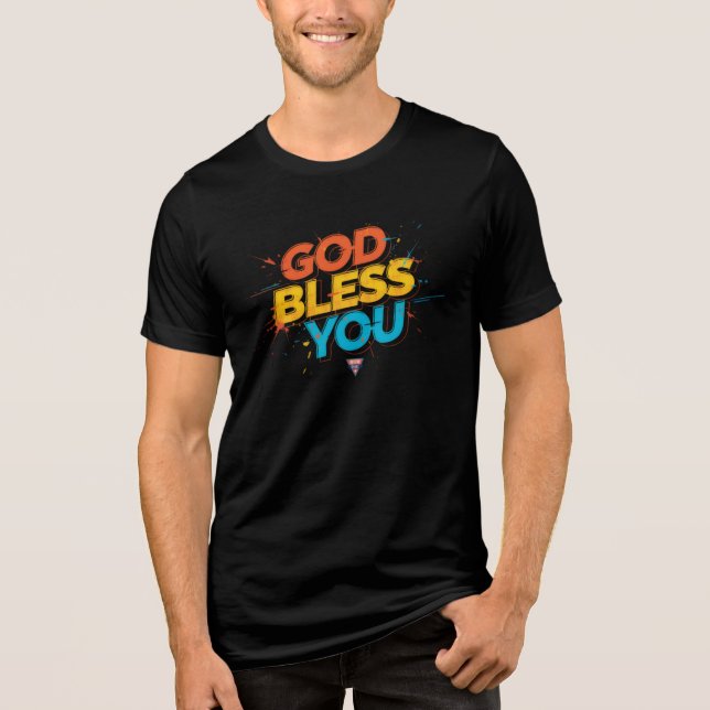 Camiseta Triblenda DIOS te bendiga (Anverso)