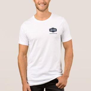 Camiseta Triblenda Dirección del sitio web del logotipo de su empresa