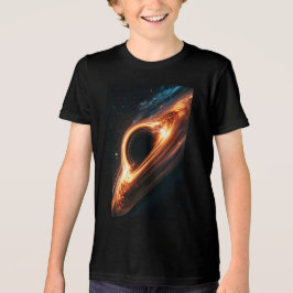 Camiseta Triblenda Disco de Acreción de un Agujero Negro Supermasivo