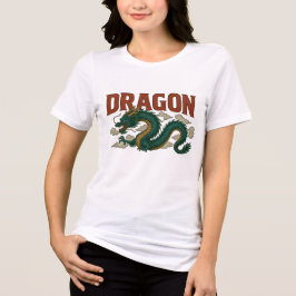 Camiseta Triblenda Diseñador de arte de dragón antiguo adolescente