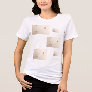 Camiseta Triblenda diseño abstracto con formas geométricas