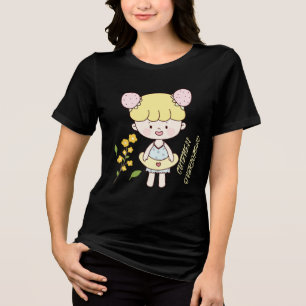 Camiseta Triblenda Diseño adorable sobrecargado de ternura para chico