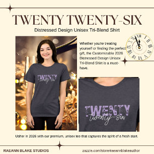 Camiseta Triblenda Diseño angustiado personalizable unisex 2026
