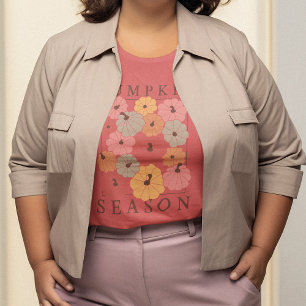 Camiseta Triblenda Diseño boho de otoño