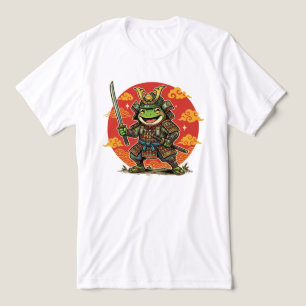 Camiseta Triblenda Diseño de animal guerrero samurái de dibujos anima