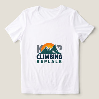Camiseta Triblenda Diseño de aventuras de replak de escalada