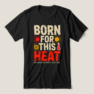 Camiseta Triblenda Diseño de calor atrevido para buscadores de sol