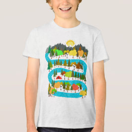 Camiseta Triblenda Diseño de Camping en Río