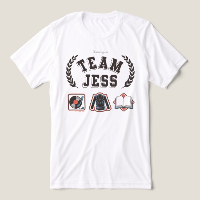 Camiseta Triblenda Diseño de Chicas de Team Jess Gilmore (Diseño delantero )