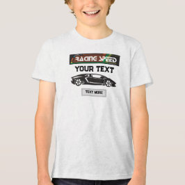 Camiseta Triblenda Diseño de Coche de Velocidad de Carreras – Perform