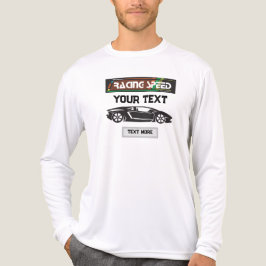 Camiseta Triblenda Diseño de Coche de Velocidad de Carreras – Perform