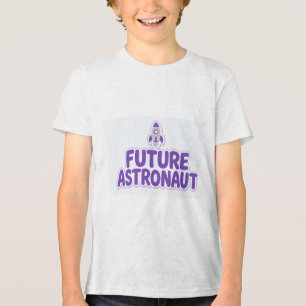 Camiseta Triblenda Diseño de cohete espacial lindo para futuros astro