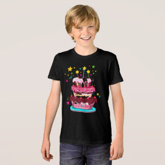 Camiseta Triblenda Diseño de cumpleaños feliz