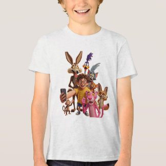 Camiseta Triblenda Diseño de dibujos animados del escuadrón de selfie