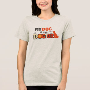 Camiseta Triblenda Diseño de Dogtor Pun Regalo divertido para amantes