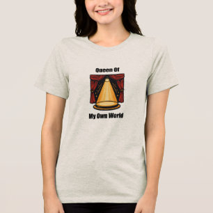 Camiseta Triblenda Diseño De Empoderamiento Femenino De La Reina De M